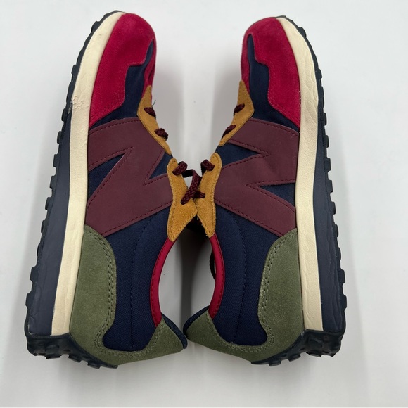 Men’s New Balance 327 Codura size 7 GS327FW1. Navy burgundy wheat and green. - Picture 7 of 11